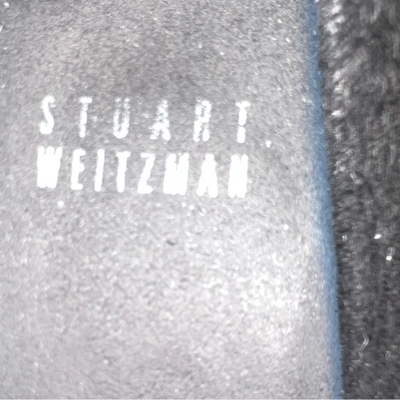 Stuart Weitzman black suede Chic pump size 7 - Picture 11 of 11